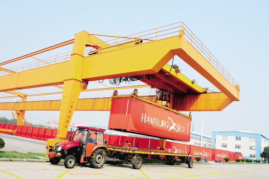 太倉中集集裝箱生產(chǎn)累計(jì)110萬標(biāo)箱