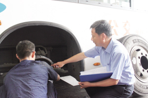 馬其彬很喜歡公交駕駛員這份工作 將乘客安全送達有種成就感