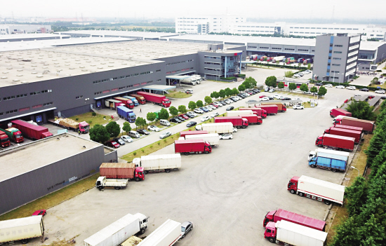 物流企業(yè)配送忙 