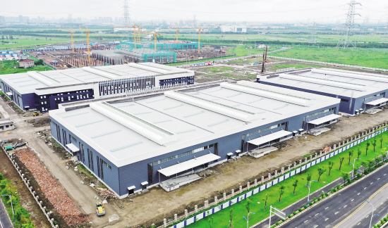 中歐先進制造產業(yè)園主體竣工