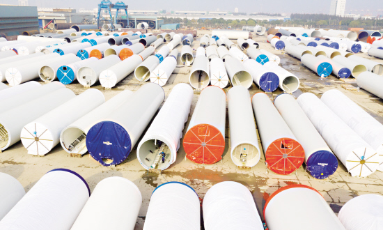 風(fēng)電塔筒制造忙