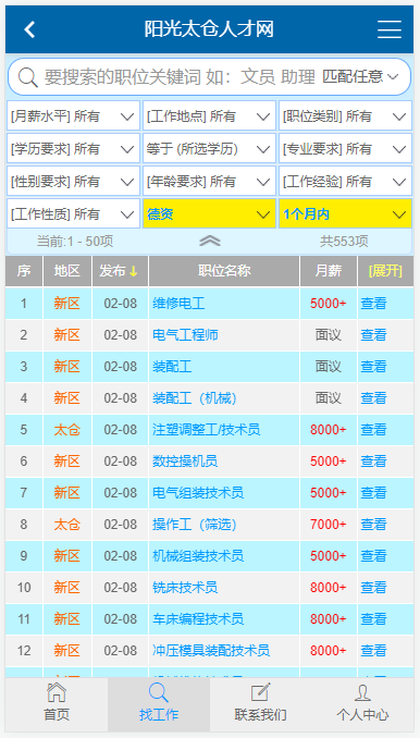太倉德企最新招聘